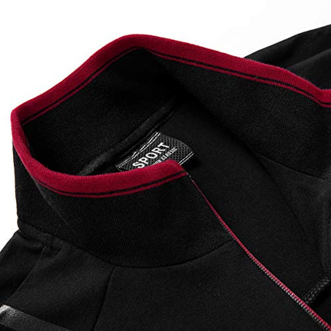 Image of PRIJOUHE Men's Tracksuit Hooded Fitness Sport Suits Gym Hoodie 2 Piece Hoodies Joggers Sweatpants Sets Gym Jogging Tracksuits