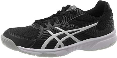 Image of ASICS Men's Upcourt 3 Black/Pure Silver Badminton Shoe-7 Kids UK (1071A019-005)