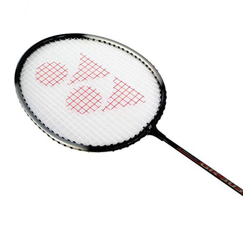 Image of Yonex GR 303 Aluminum Blend Badminton Racquets with Full Cover, Pack of 2 (Black + Red) and Mavis 200i combo