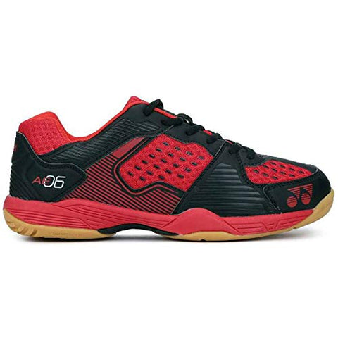 Image of Yonex All New Badminton Non-Marking Shoes, Coral/Black - 7 UK