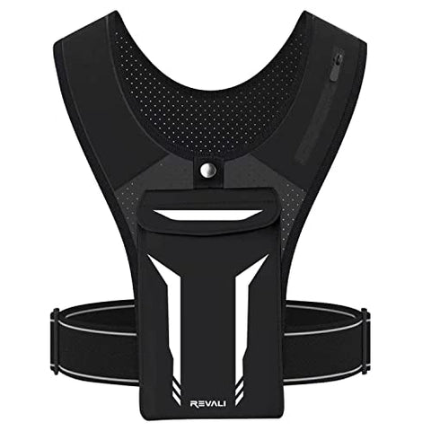 Image of Running Vest, REVALI USA Original Patent, USA Designed, USA Warranty Reflective Running Vest Gear for Men and Women