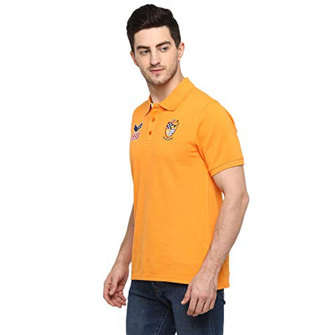 Image of AMERICAN CREW Men's Polo T-Shirt (Orange-AC381-L)
