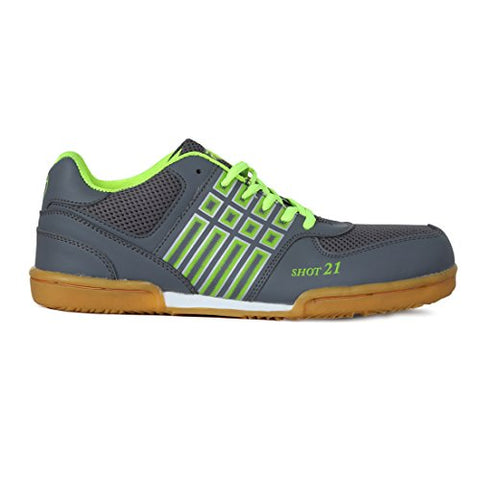 Image of Feroc Men's PU Green Non Marking Badminton Shoes (9)