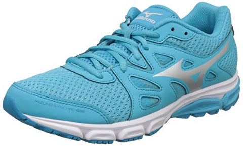Image of Mizuno Women R6A4B13, Synchro Md (W) Blue/Silver Running Shoes-4 UK/India (36.5 EU) (J1GF161803)
