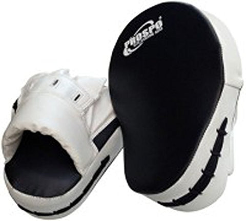 Image of Prospo Focus Pad Curved+Prospo 12 oz Training and Fighting Boxing Gloves with Hand wrap Gloves (syenthetic Leather)
