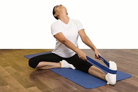 Image of Yogasya - Yoga Belt - 8 Feet Length - 1.5" Width - Yoga Props - for Safe, Perfect & Challenging Yoga Posture - Purple