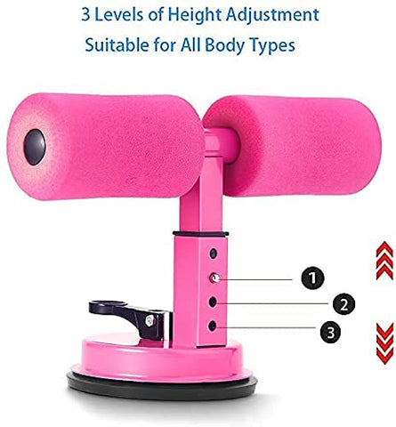 Image of Doliva Sit-ups and Push-ups Assistant Device Home Fitness Equipment, Lose Weight Gym Workout Portable Self-Suction Sit-up Bar for Men Women Abdominal Chest and arm Muscles Exercise Sit Up Tool