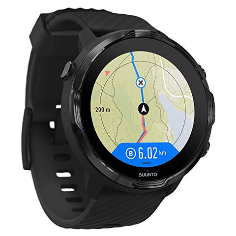 Image of SUUNTO 7 Black, GPS Versatile Sports Watch with Google Wear OS, 24x7 Activity and Sleep Tracking