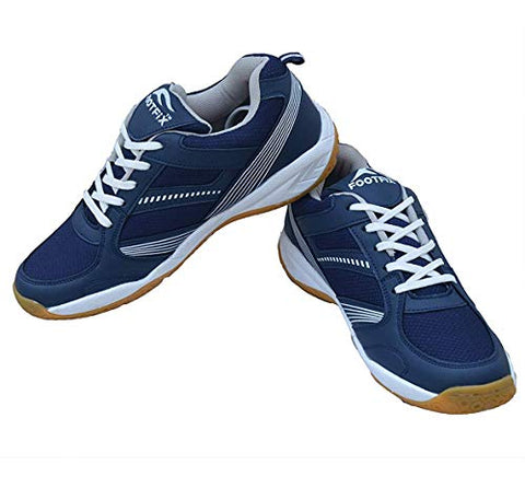 Image of Men's Navy Blue Badminton Shoes - 9 UK