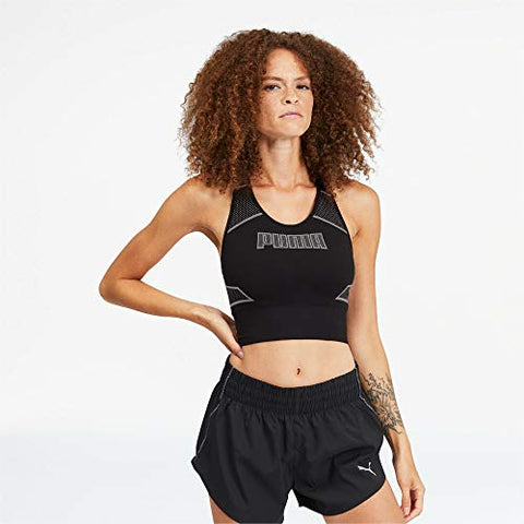 Image of PUMA Women's' Slim T-Shirt (58374101 Black Large), Puma Black