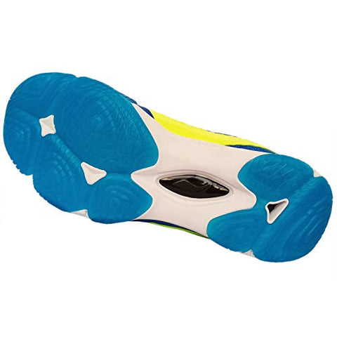 Image of Li-Ning RangerLiteIII Non-Marking Premium Badminton Shoes - Blue/Lime, 6 UK