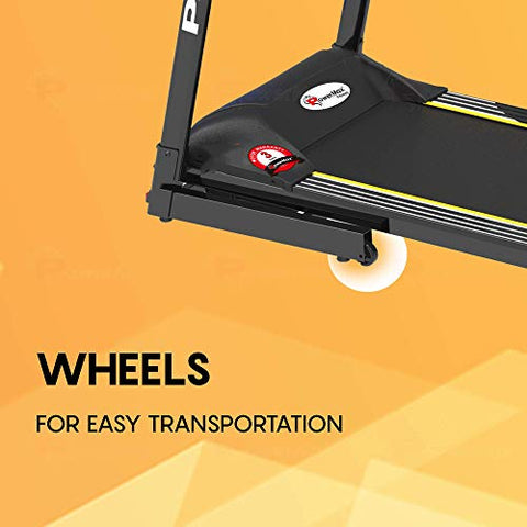 Image of PowerMax Fitness TDM-101 2HP (4HP Peak) Motorized Treadmill with Free Installation Assistance, Home Use & Automatic Programs