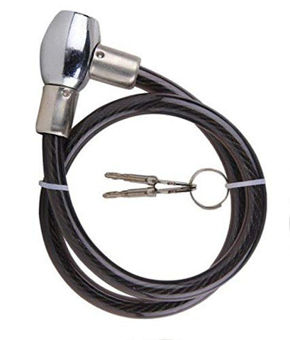 Image of meenu arts Cable Lock for Bike, Helmet, Cycle & Luggage (Multipurpose Uses) Colour-Black
