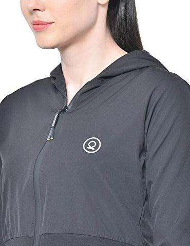 Image of CHKOKKO Women Winter Sports Zipper Stylish Jacket Black S