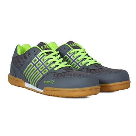 Image of Feroc Men's PU Green Non Marking Badminton Shoes (9)
