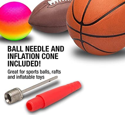 Image of Freecom Steel Air Pump for for Car, Bicycles, Scooters, Balls, Bikes etc (Multicolor)