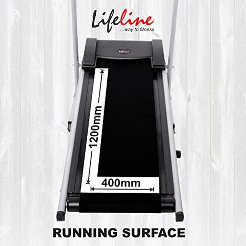 Image of Life Line 3 In 1 Fitness Manual Treadmill with Twister and Pushup Bar for Weight Loss at Home (Silver, Black)