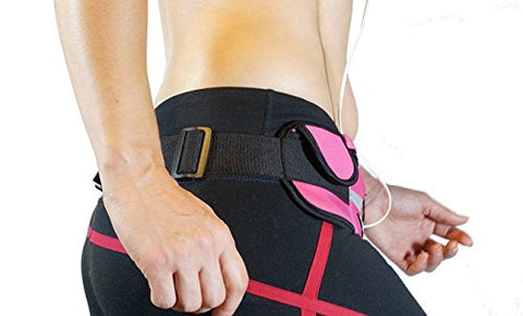 Image of dimok Running Belt Waist Pack - Water Resistant Runners Belt Fanny Pack for Hiking Fitness – Adjustable Running Pouch for All Kinds of Phones iPhone Android Windows