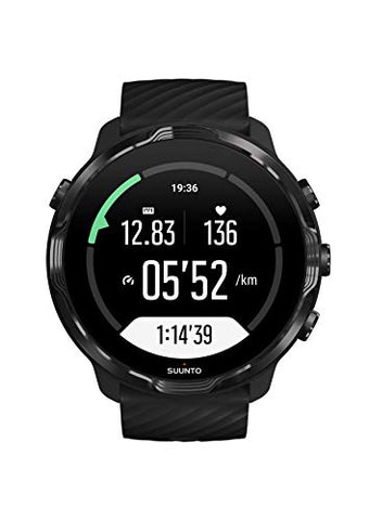 Image of SUUNTO 7 Black Lime, GPS Versatile Sports Watch with Google Wear OS, 24x7 Activity and Sleep Tracking