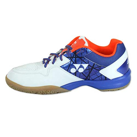 Image of YONEX White/Blue SHB 48EX Non Marking Power Cushion Badminton Shoes, 8 UK - 2019 Limited Edition