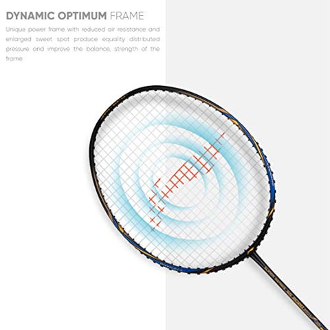 Image of Li-Ning Super Series 2020 - (Strung) Badminton Racquets with Free Full Cover Graphite, Strung (Black/Gold) with Free Full Cover