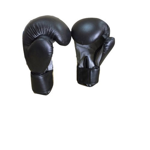 Image of Le Buckle Tournament Gloves, 12oz (Black and Grey)