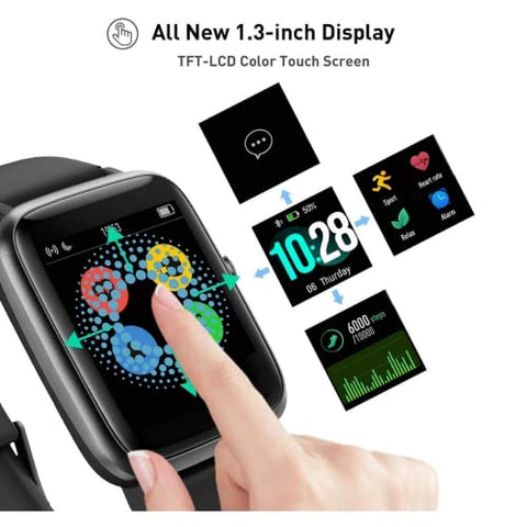 Image of PepKoala® T55 Series 8 Smart-Watch with Bluetooth Calling, with Extra Strap, Heart Rate Monitor, Fitness Tracker, Step Count, 50+ Wallpapers and More