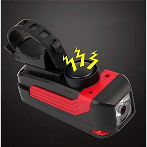 Image of FASTPED 350LM 3 Modes Standard USB Charging 2000mAh Battery Bike Light with 120db Horn Single Item€¦