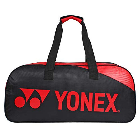 Image of YONEX 9631MS BT6 Foam Badminton Bag, BT 6 (Black/Red)