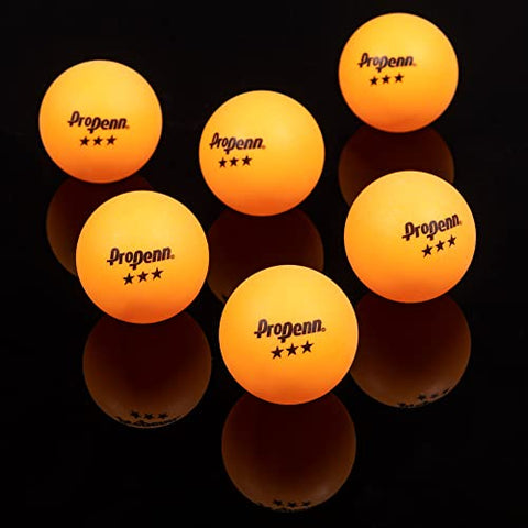 Image of EastPoint Sports 3-Star Table Tennis Balls (Orange, 40mm) - Pack of 6