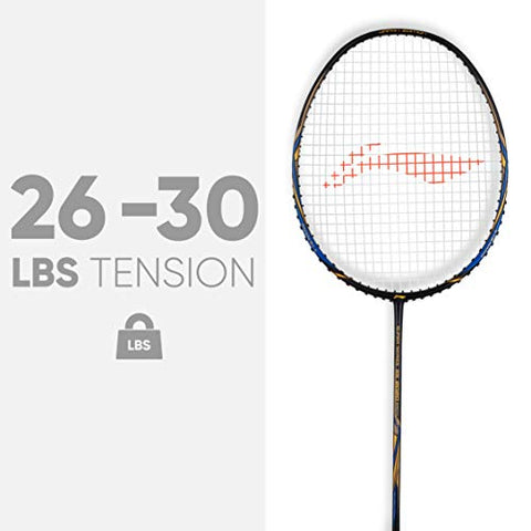 Image of Li-Ning Super Series 2020 - (Strung) Badminton Racquets with Free Full Cover Graphite, Strung (Black/Gold) with Free Full Cover