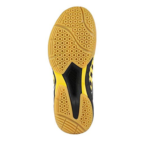 Image of YONEX Court Ace Matrix III Non-Marking Yellow, Black Badminton Shoes - 8 UK