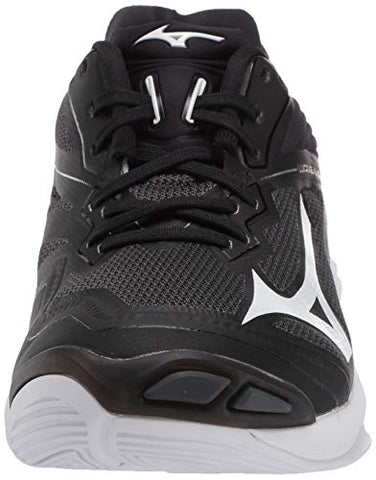 Image of Mizuno Women's Wave Lightning Z6 Volleyball Shoe, Blacksilver, 8 B US
