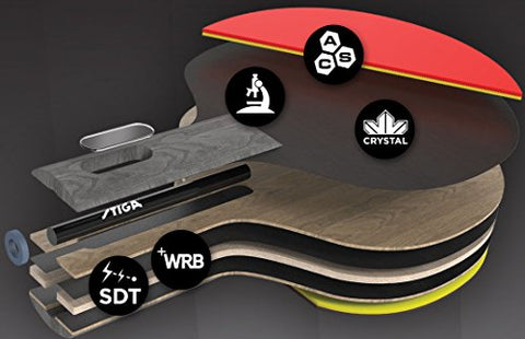 Image of Stiga Balsa Evolution Table Tennis Racket (Multicolour).
