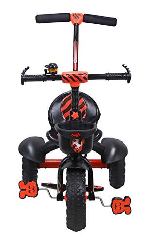 Image of Luusa RX-500 Plug N Play Kids / Baby Tricycle with Parental Control , Cushion seat and seat Belt for 12 Months to 48 Months Boys / Girls / . Carrying Capacity Upto 30kgs ( Red )