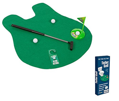 Image of EZ DRINKER Toilet Golf - Putter Practice in The Bathroom Toy