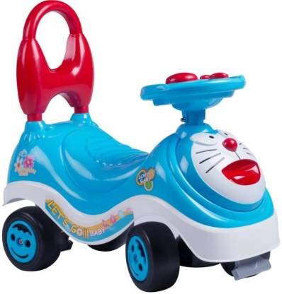 Image of Dillard's Doraemon Kids Magic Car/Swing Car Ride On Push Rider with Music for Girls & Boys (Blue)