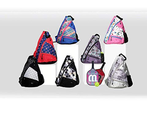 Image of Glove It Pickleball Sling Bag Starz - 19 in x 13 in. Pickle Ball Bag w/Adjustable Strap, Clip-On Shoe Bag Included, Functional Pickleball Bag, One Size (PB280)