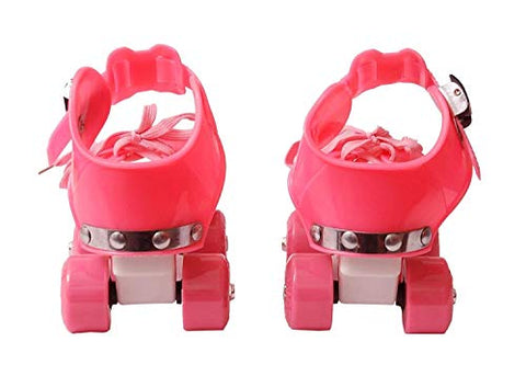 Image of AUTHFORT Roller Skates for Girls Age Group 7-12 Years Adjustable Inline Skating Shoes with School Sport-Multi Colour