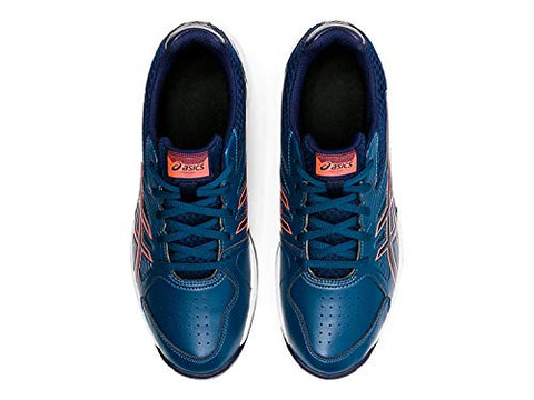 Image of ASICS Men's Court Slide Mako Blue/Peacoat Leather Tennis Shoes-9 UK (44 EU) (10 US) (1041A037)