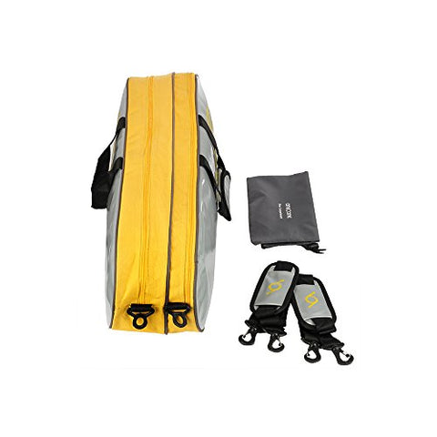 Image of One O One - Xhale Collection Double Grey - Badminton/Tennis Kitbag