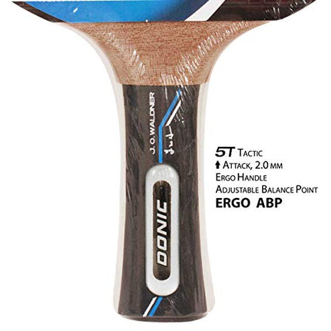 Image of Donic Wood Waldner 700 Table Tennis Bat (Black/Blue, Colour May Vary)