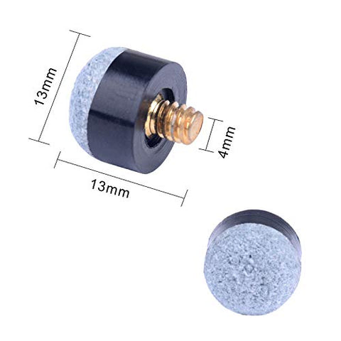 Image of AB Earth Set of 15 Screw-on Glue-on Tip Pool Cues 58 Inches Billiard House Bar Pool Sticks
