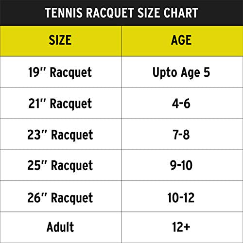 HEAD Titanium 1000 Tennis Racquet, Black/Yellow