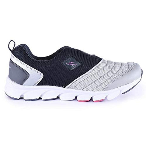Image of Campus Women's L.Gry/D.Gry Running Shoes-7 UK/India (41 EU) (Montee)
