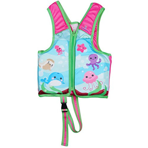 Image of Megartico Kids Swim Vest Float Jacket Swimming Jacket Buoyant Aid (Octopus, 5-7)