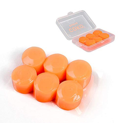 Image of Yeldou Waterproof Earplugs, Professional Silica Gel Swim Earplugs for Children Swimmers, Flexible Earplugs in Plastic Case Swimming Ear Plugs Ear Protector Water Protector for Unisex-Adult Swimmers