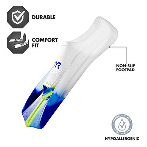 Image of TYR Blend Stryker Silicone Fins, M (Clear)
