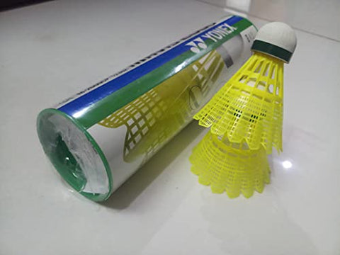Image of Yonex Mavis 2000 Green Cap Nylon Shuttlecock, Pack of 6 - Made in Japan