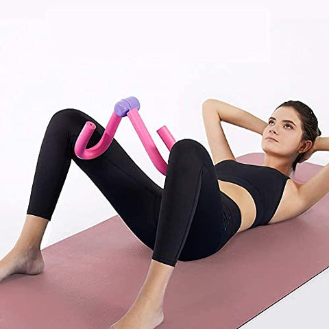 Image of Alphabet1 Latest Men's and Women's Soft Foam PVC Thigh Trimmer Equipment and Yoga Ring Leg Muscle Training Machine Home or Travel Workout Best Leg Trainer for Waist Thigh Hips Arms (Multicolour)